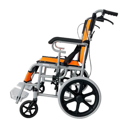 รถเข็นวีลแชร์ MIKI THAILAND WHEELCHAIR01 สีส้ม_1